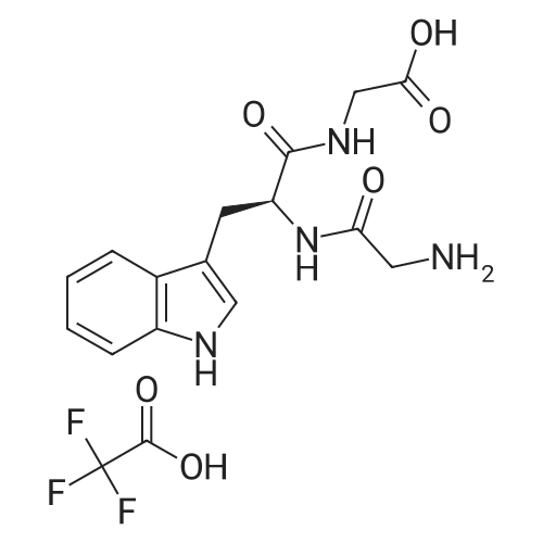 (S)-2-(2-(2-Aminoacetamido)-3-(1H-indol-3-yl)propanamido)acetic acid 2,2,2-trifluoroacetate