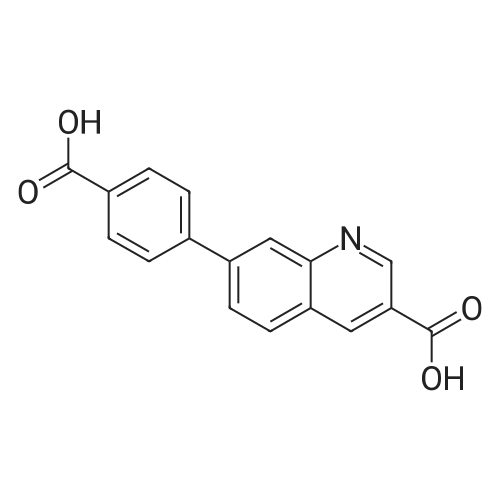 7-(4-Carboxyphenyl)quinoline-3-carboxylic acid