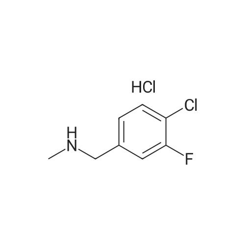 1-(4-Chloro-3-fluorophenyl)-N-methylmethanamine hydrochloride