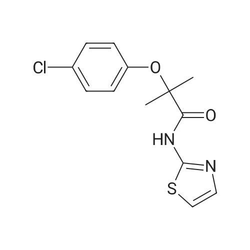 2-(4-Chlorophenoxy)-2-methyl-N-(thiazol-2-yl)propanamide