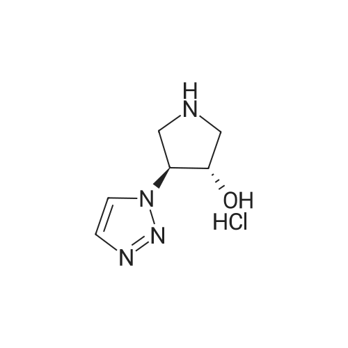 trans-4-(1H-1,2,3-Triazol-1-yl)pyrrolidin-3-ol hydrochloride