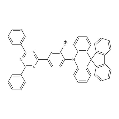 10-(4-(4,6-Diphenyl-1,3,5-triazin-2-yl)-2-methylphenyl)-10H-spiro[acridine-9,9'-fluorene]