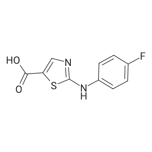 2-((4-Fluorophenyl)amino)thiazole-5-carboxylic acid