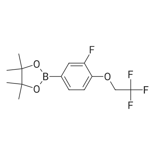 2-(3-Fluoro-4-(2,2,2-trifluoroethoxy)phenyl)-4,4,5,5-tetramethyl-1,3,2-dioxaborolane
