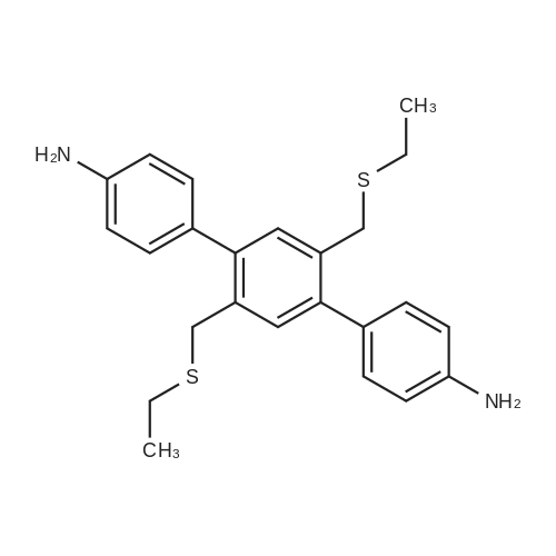 2',5'-Bis((ethylthio)methyl)-[1,1':4',1''-terphenyl]-4,4''-diamine