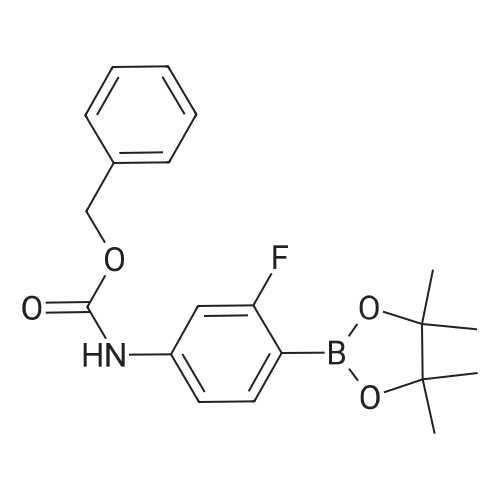 Benzyl (3-fluoro-4-(4,4,5,5-tetramethyl-1,3,2-dioxaborolan-2-yl)phenyl)carbamate