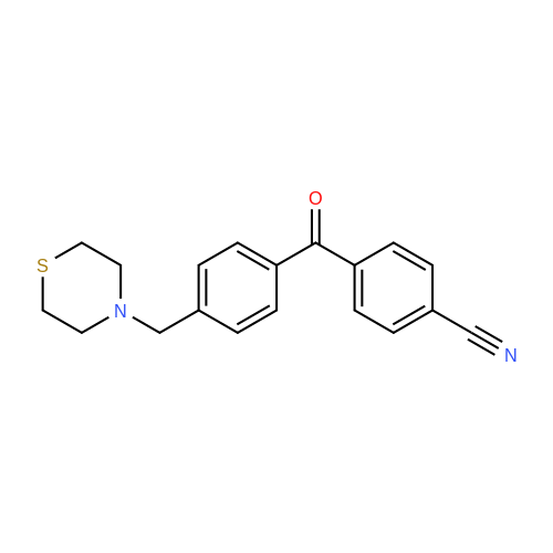 4-Cyano-4'-thiomorpholinomethyl benzophenone