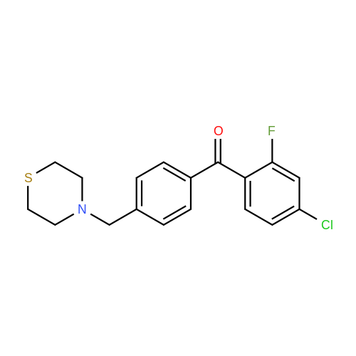 4-Chloro-2-fluoro-4'-thiomorpholinomethyl benzophenone