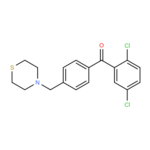 2,5-Dichloro-4'-thiomorpholinomethyl benzophenone
