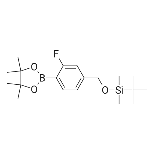 tert-Butyl((3-fluoro-4-(4,4,5,5-tetramethyl-1,3,2-dioxaborolan-2-yl)benzyl)oxy)dimethylsilane