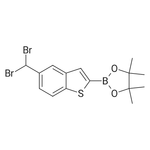 2-(5-(Dibromomethyl)benzo[b]thiophen-2-yl)-4,4,5,5-tetramethyl-1,3,2-dioxaborolane