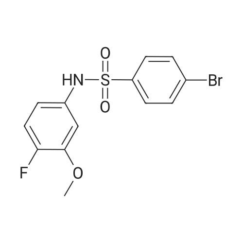 4-Bromo-N-(4-fluoro-3-methoxyphenyl)benzenesulfonamide