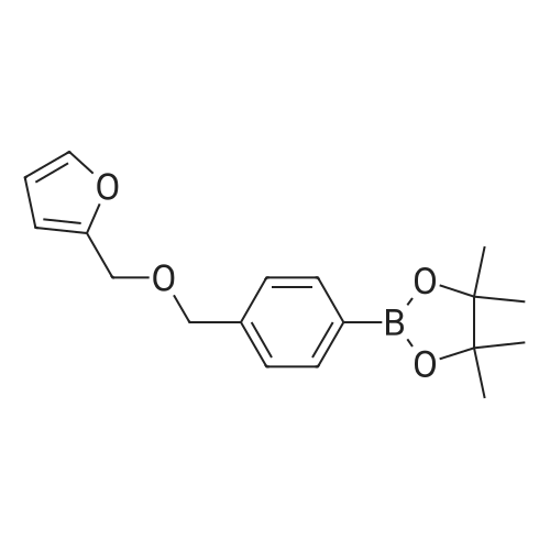 2-(4-((Furan-2-ylmethoxy)methyl)phenyl)-4,4,5,5-tetramethyl-1,3,2-dioxaborolane
