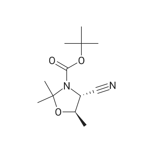 tert-Butyl (4R,5R)-4-cyano-2,2,5-trimethyloxazolidine-3-carboxylate