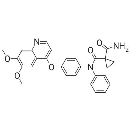 N-(4-((6,7-Dimethoxyquinolin-4-yl)oxy)phenyl)-N-phenylcyclopropane-1,1-dicarboxamide