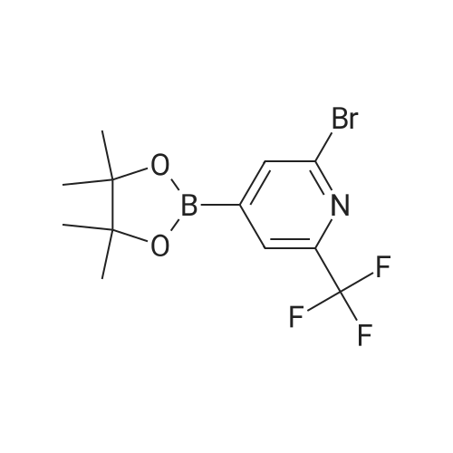 2-Bromo-4-(4,4,5,5-tetramethyl-1,3,2-dioxaborolan-2-yl)-6-(trifluoromethyl)pyridine