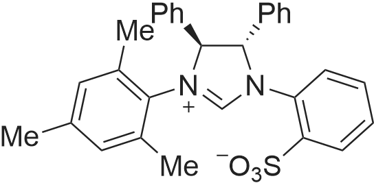 2-((4S,5S)-3-Mesityl-4,5-diphenyl-4,5-dihydro-1H-imidazol-3-ium-1-yl)benzenesulfonate