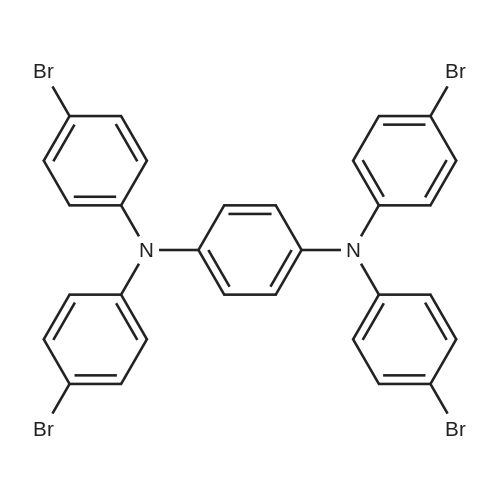 N1,N1,N4,N4-Tetrakis(4-bromophenyl)benzene-1,4-diamine