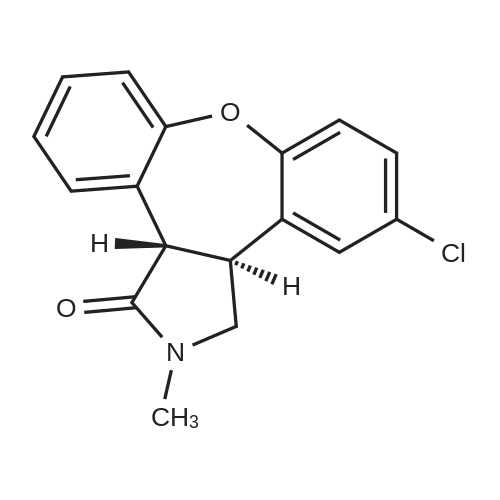 trans-5-Chloro-2-methyl-2,3,3a,12b-tetrahydro-1H-dibenzo[2,3:6,7]oxepino[4,5-c]pyrrol-1-one