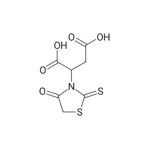 2-(4-Oxo-2-thioxothiazolidin-3-yl)succinic acid