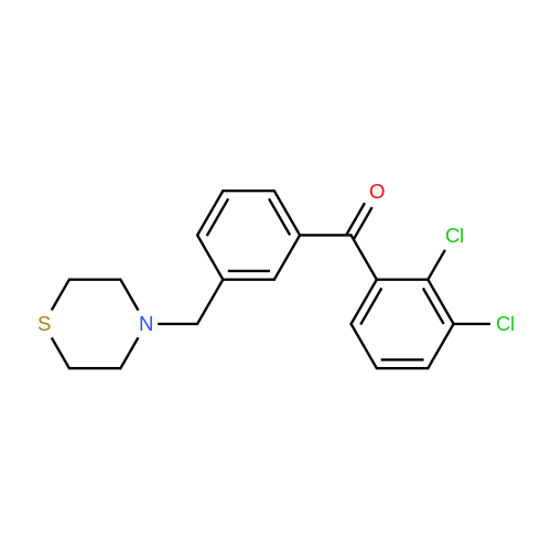 2,3-Dichloro-3'-thiomorpholinomethyl benzophenone