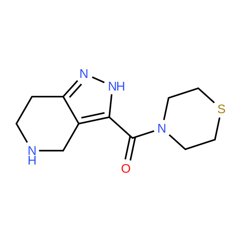 (4,5,6,7-Tetrahydro-2H-pyrazolo[4,3-c]pyridin-3-yl)(thiomorpholino)methanone