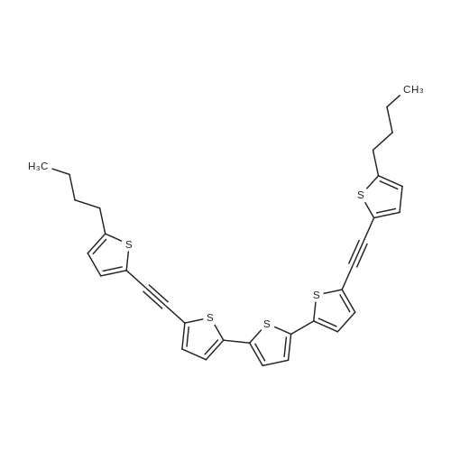 5,5''-Bis((5-butylthiophen-2-yl)ethynyl)-2,2':5',2''-terthiophene