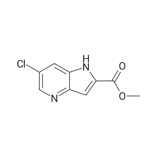 Methyl 6-chloro-1H-pyrrolo[3,2-b]pyridine-2-carboxylate