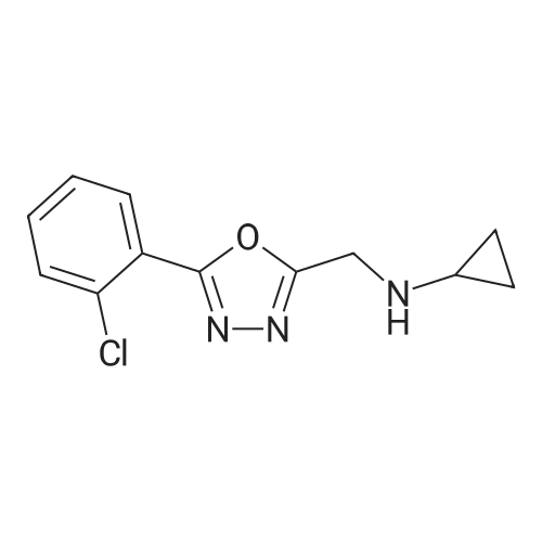 N-((5-(2-Chlorophenyl)-1,3,4-oxadiazol-2-yl)methyl)cyclopropanamine
