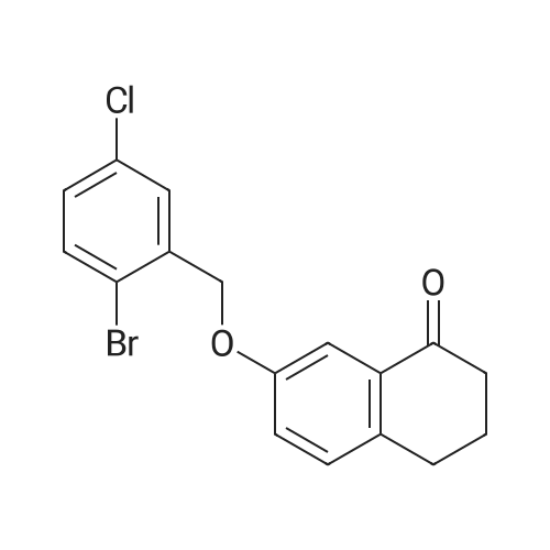 7-((2-Bromo-5-chlorobenzyl)oxy)-3,4-dihydronaphthalen-1(2H)-one