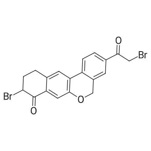 9-Bromo-3-(2-bromoacetyl)-10,11-dihydro-5H-dibenzo[c,g]chromen-8(9H)-one