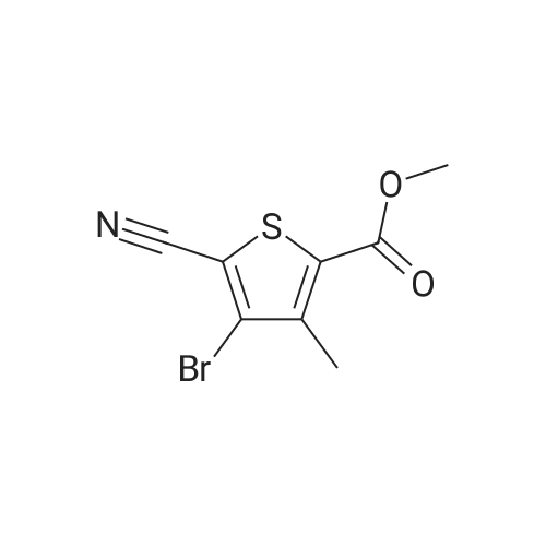 Methyl 4-bromo-5-cyano-3-methylthiophene-2-carboxylate