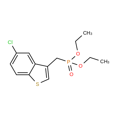 Diethyl [(5-chloro-1-benzothiophen-3-yl)methyl]phosphonate