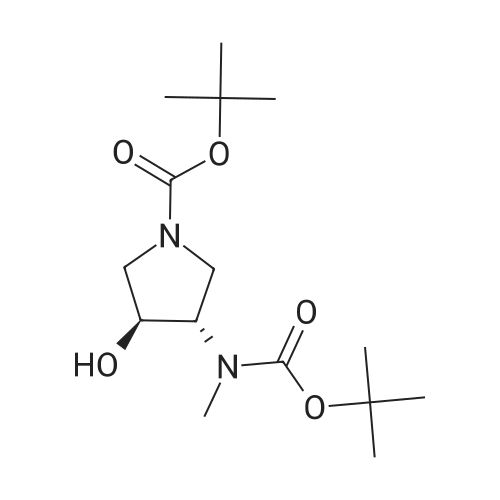 (3S,4S)-tert-Butyl 3-((tert-butoxycarbonyl)(methyl)amino)-4-hydroxypyrrolidine-1-carboxylate