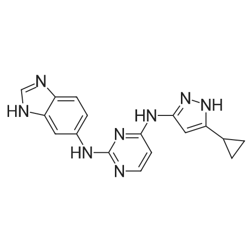 N2-(1H-Benzo[d]imidazol-6-yl)-N4-(5-cyclopropyl-1H-pyrazol-3-yl)pyrimidine-2,4-diamine
