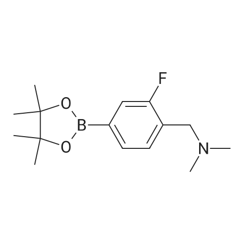 1-(2-Fluoro-4-(4,4,5,5-tetramethyl-1,3,2-dioxaborolan-2-yl)phenyl)-N,N-dimethylmethanamine