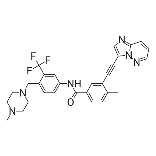 3-(Imidazo[1,2-b]pyridazin-3-ylethynyl)-4-methyl-N-(4-((4-methylpiperazin-1-yl)methyl)-3-(trifluoromethyl)phenyl)benzamide