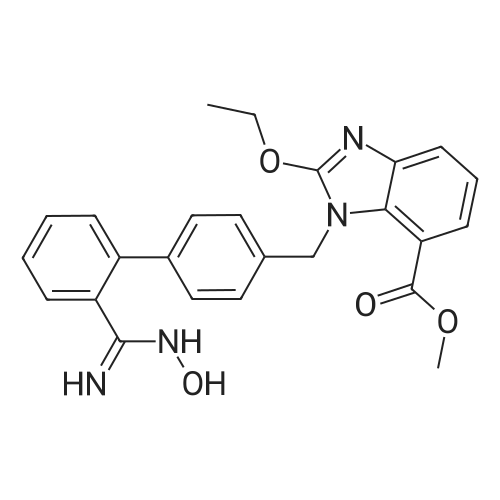 Methyl 2-ethoxy-1-((2'-(N-hydroxycarbamimidoyl)-[1,1'-biphenyl]-4-yl)methyl)-1H-benzo[d]imidazole-7-carboxylate