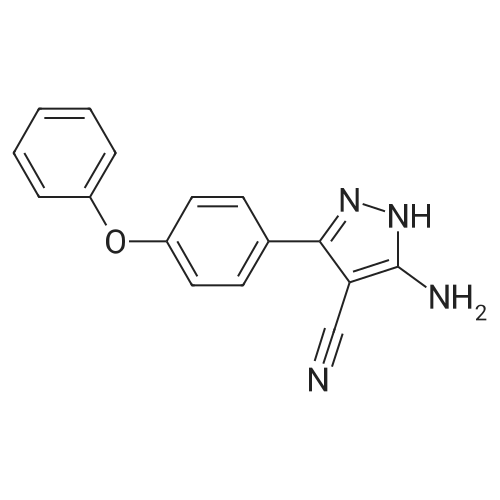 3-Amino-5-(4-phenoxyphenyl)pyrazole-4-carbonitrile