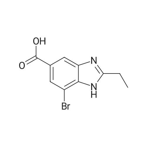 7-Bromo-2-ethyl-1H-benzo[d]imidazole-5-carboxylic acid