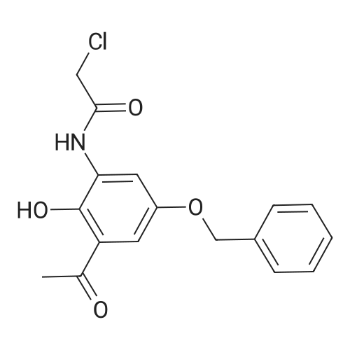 N-(3-Acetyl-5-(benzyloxy)-2-hydroxyphenyl)-2-chloroacetamide