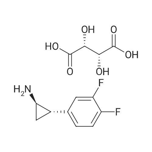 (1R,2S)-2-(3,4-Difluorophenyl)cyclopropanamine (2R,3R)-2,3-Dihydroxysuccinate