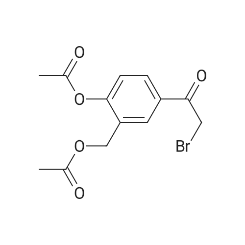 2-Acetoxy-5-(2-bromoacetyl)benzyl acetate
