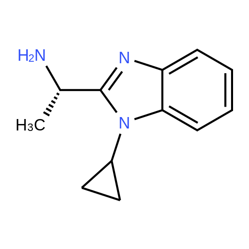 (S)-1-(1-Cyclopropyl-1H-benzo[d]imidazol-2-yl)ethanamine