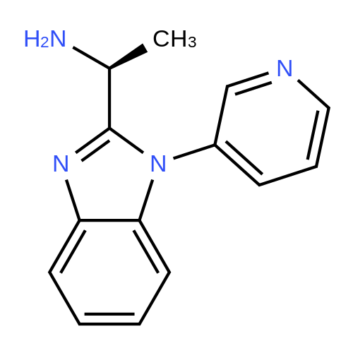 (S)-1-(1-(Pyridin-3-yl)-1H-benzo[d]imidazol-2-yl)ethanamine