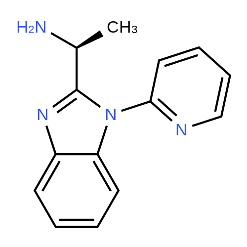 (S)-1-(1-(Pyridin-2-yl)-1H-benzo[d]imidazol-2-yl)ethanamine
