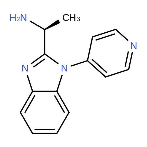 (S)-1-(1-(Pyridin-4-yl)-1H-benzo[d]imidazol-2-yl)ethanamine