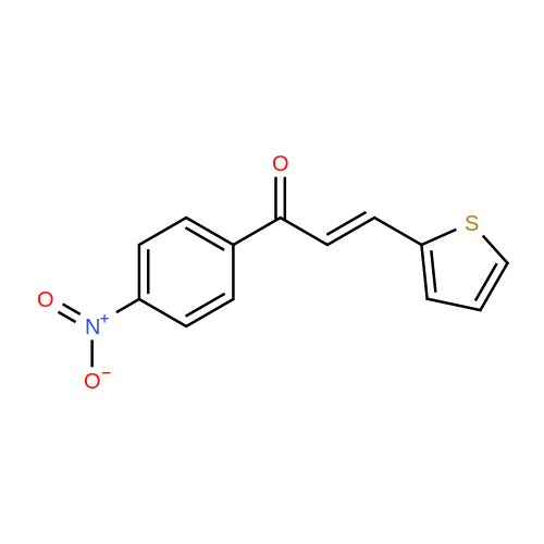 6028-92-8| 1-(4-Nitrophenyl)-3-(thiophen-2-yl)prop-2-en-1-one| Ambeed