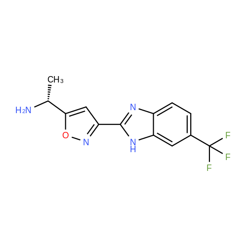 (R)-1-(3-(6-(Trifluoromethyl)-1H-benzo[d]imidazol-2-yl)isoxazol-5-yl)ethanamine