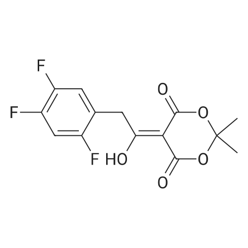 5-(1-Hydroxy-2-(2,4,5-trifluorophenyl)ethylidene)-2,2-dimethyl-1,3-dioxane-4,6-dione